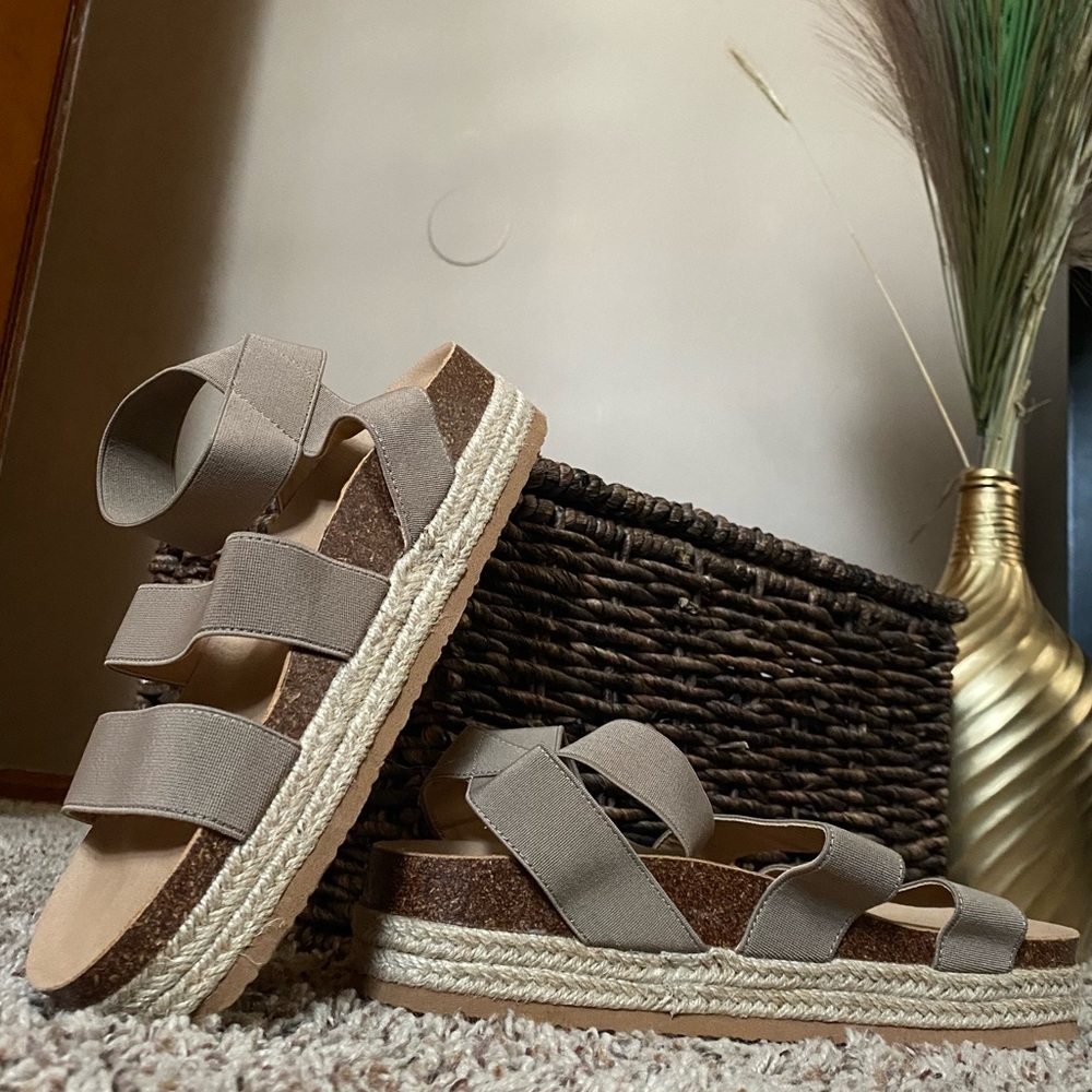 Taupe Espadrilles